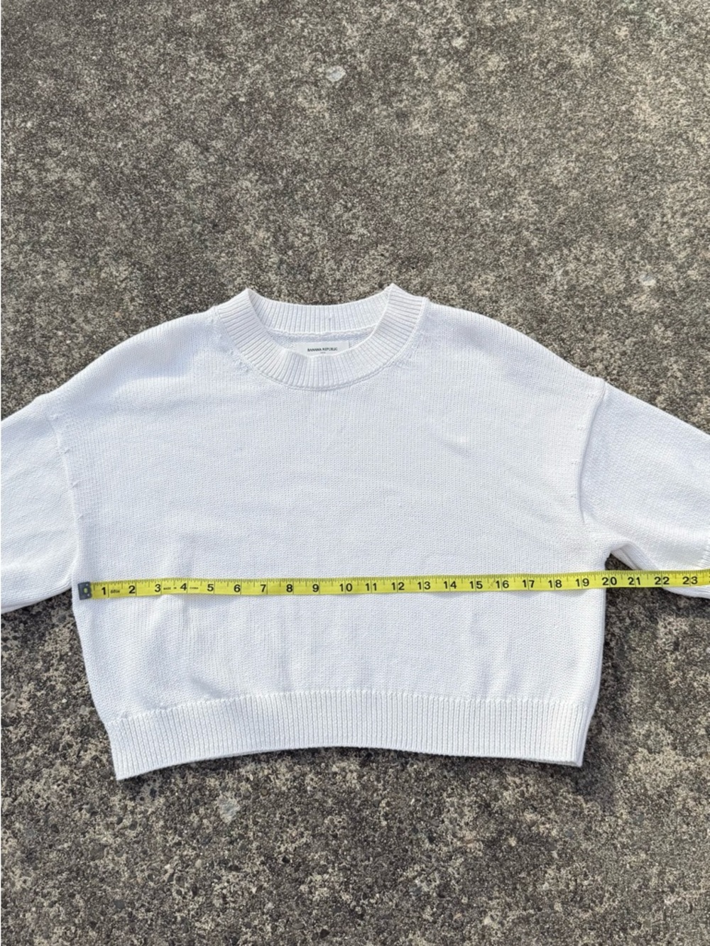 Banana Republic Kids White Short-Sleeve Knit Sweater - Picture 4 of 7